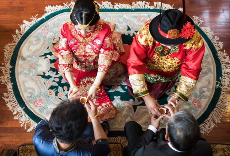 مراسم سنتی چای عروسی در چین