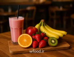 استفاده از میوه‌های تازه در کافی شاپ برای تهیه نوشیدنی‌ها و دسرهای سالم و متنوع، ایجاد تجربه‌ای جذاب برای مشتریان و افزایش کیفیت منوی کافه