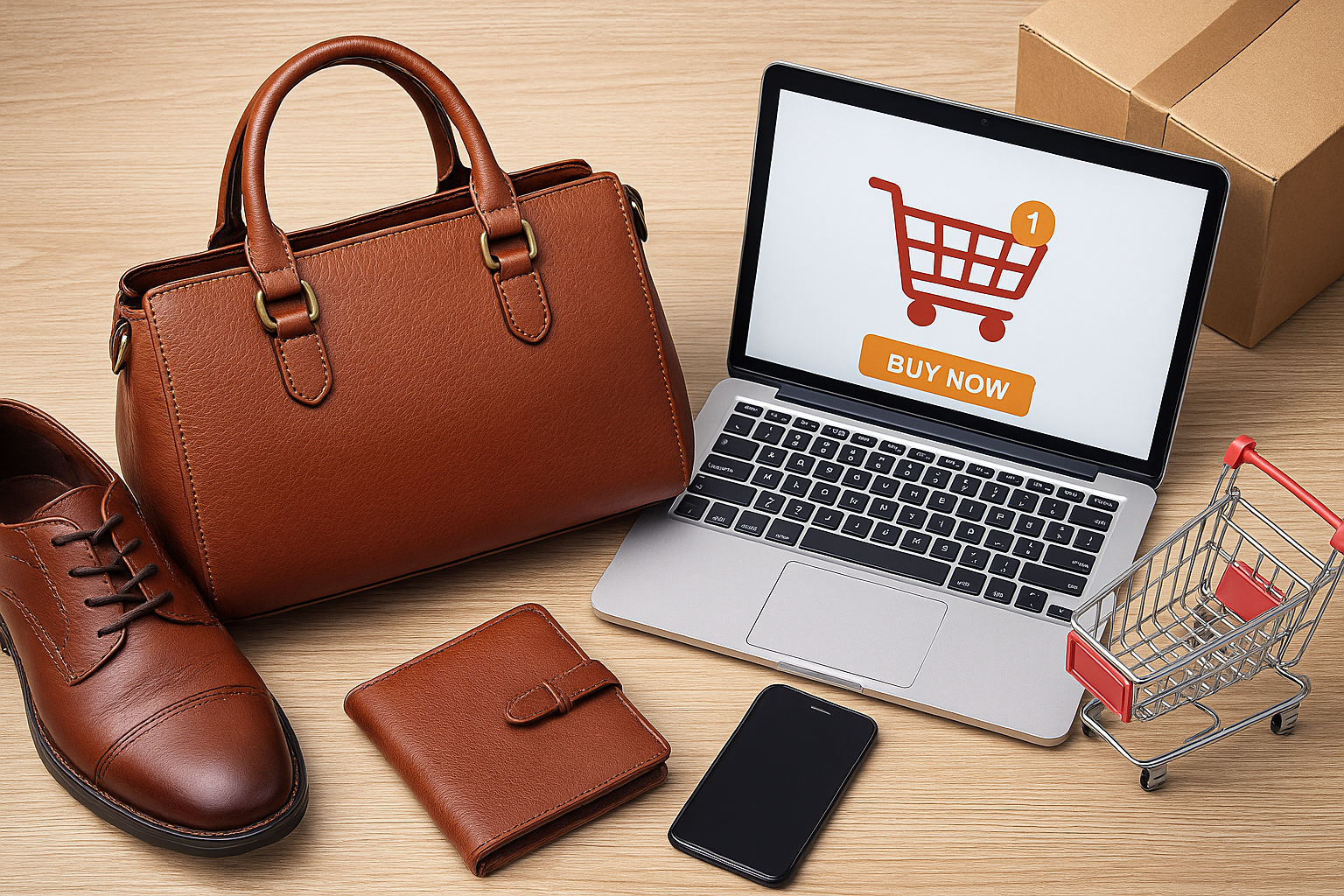 نقش صنعت چرم در آیندهی تجارت الکترونیک 5 ChatGPT Image Oct 2 2025 09 19 38 AM